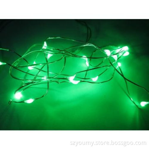 12V DC 5m 50LEDs Golden Cooper Wire Waterproof LED String
